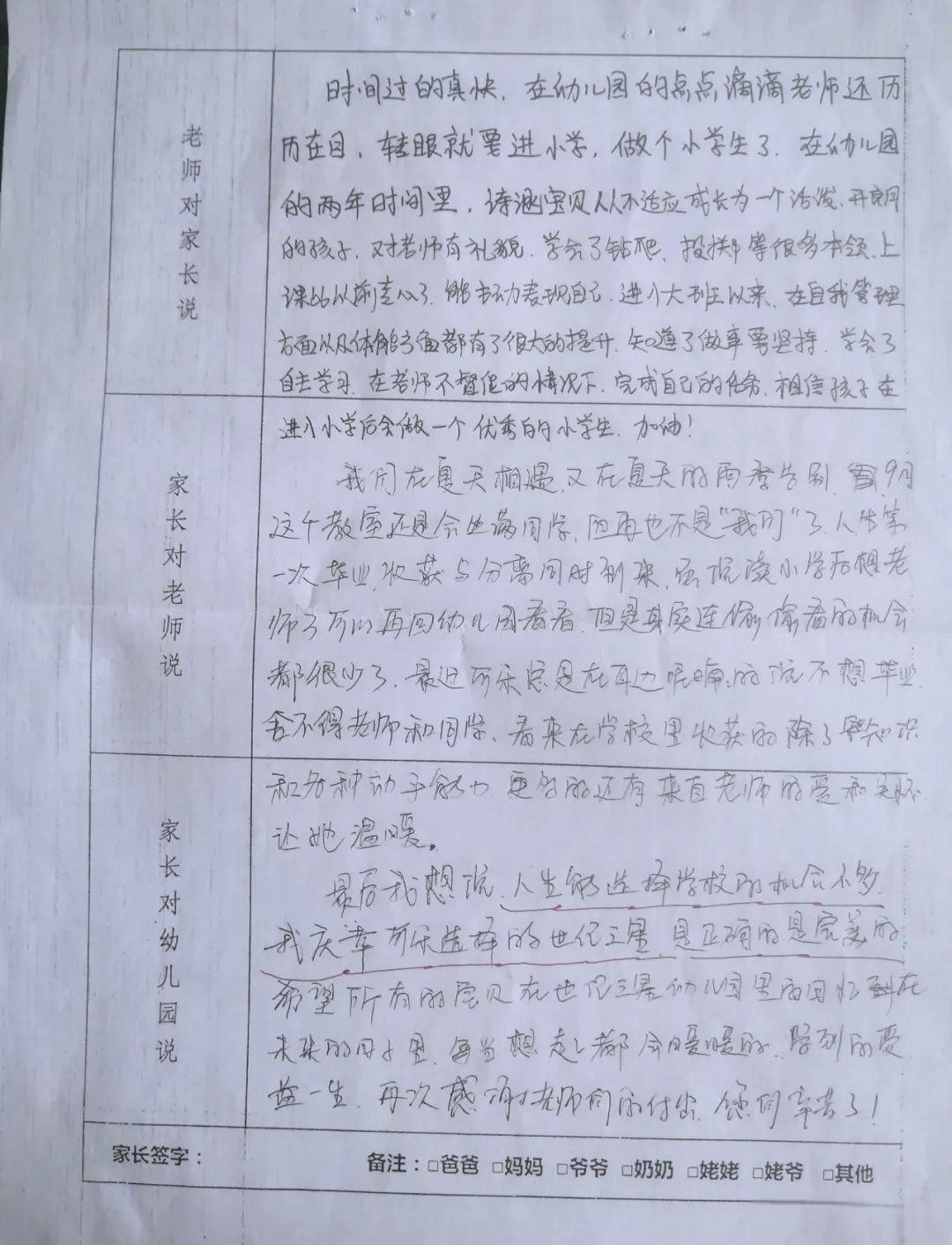 幼儿园毕业感言20字